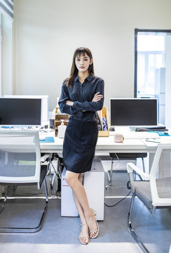 辦公室里的商務女性