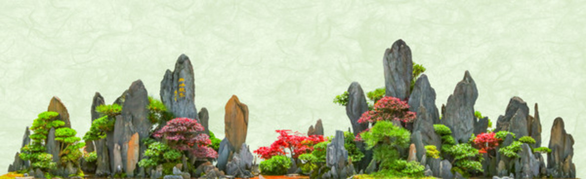 黃山徽派精品極品盆景