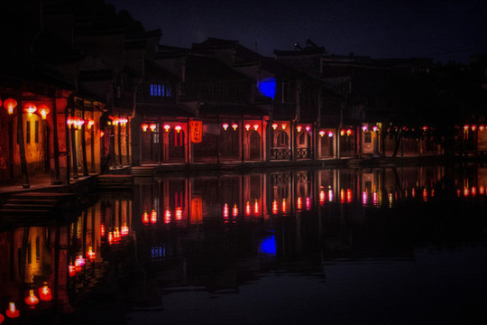 南潯古鎮(zhèn)夜色