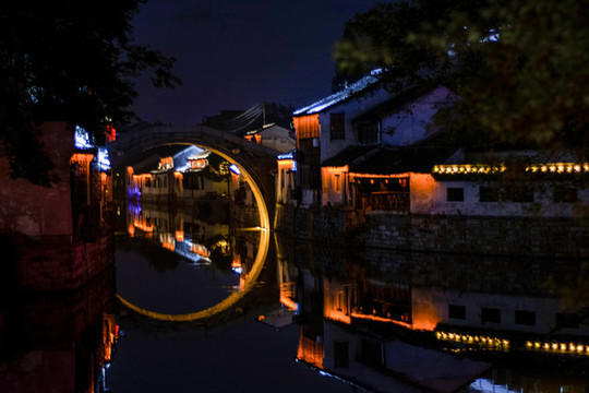 南潯古鎮(zhèn)夜景
