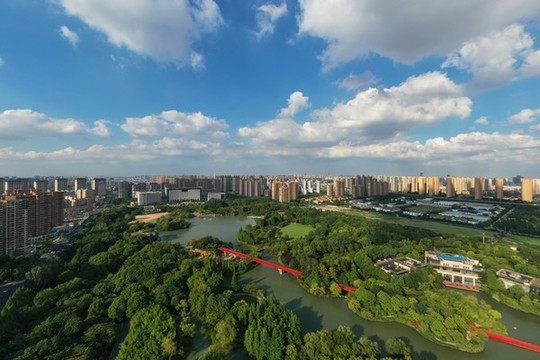 航拍常州鐘樓區(qū)