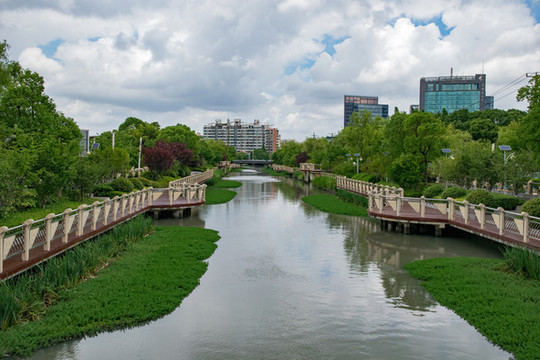 郊野河道風(fēng)光