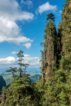 郴州莽山五指峰妙筆生花景觀