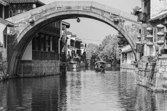 江南水鄉(xiāng)老照片