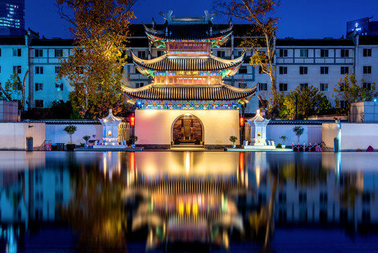 江蘇南京江南貢院明遠樓夜景