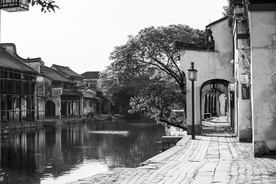 江南古鎮(zhèn)老照片