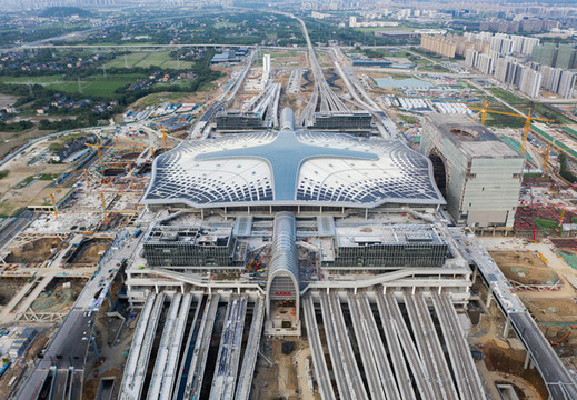 杭州西站建設