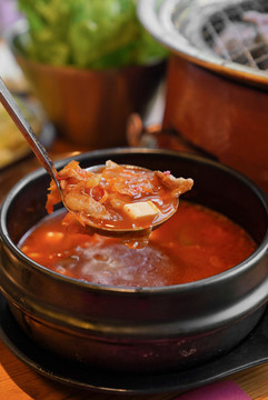 韓國料理泡菜湯大醬湯