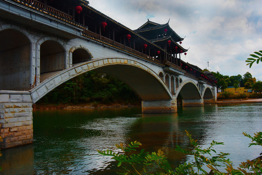 桂林靈川風(fēng)雨橋