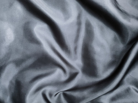 黑灰色絲綢面料背景素材紋理