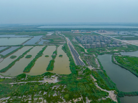 航拍東營(yíng)經(jīng)濟(jì)開發(fā)區(qū)