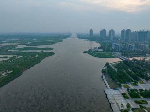 航拍東營(yíng)經(jīng)濟(jì)開(kāi)發(fā)區(qū)