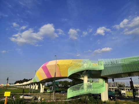 成都環(huán)城自行車綠道景觀橋