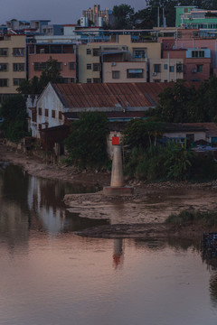 黃昏下南浦二橋的風(fēng)景