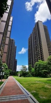 清靜的花園小區(qū)