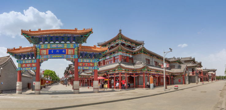 天津楊柳青全景圖