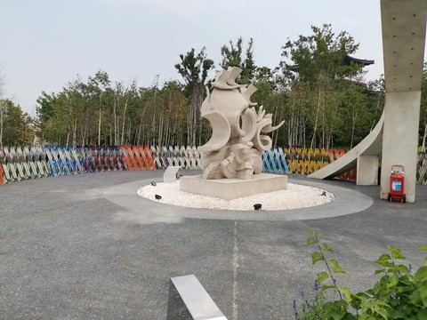 園博園建筑景觀雕塑