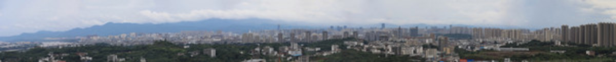贛州城區(qū)全景