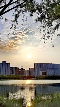 城市黃昏