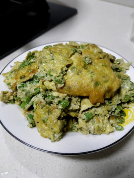 豆角煎雞蛋