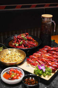 湖北潛江小龍蝦美食夜宵