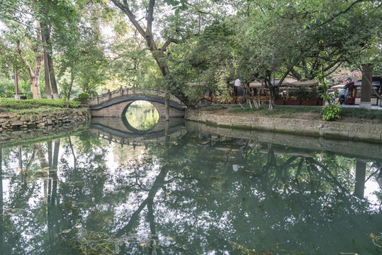 公園的早晨