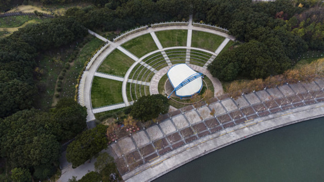 航拍公園