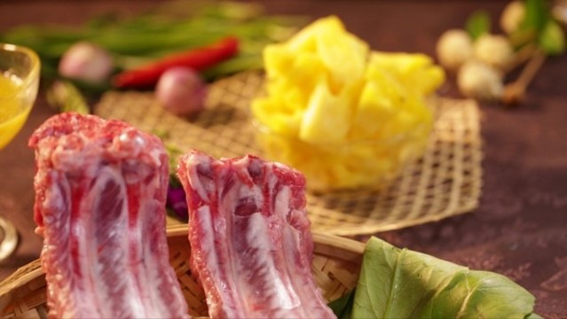 筋膜瘦肉排骨食材