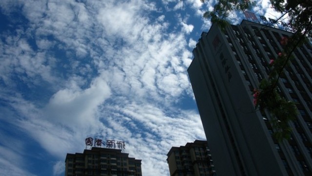 藍天白云
