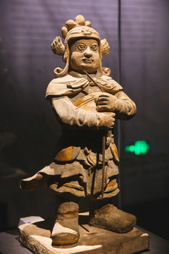 彩釉陶將軍俑