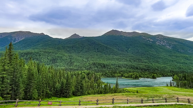 中國新疆喀納斯景區(qū)風景