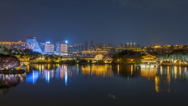 曲江夜景