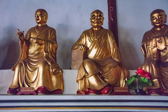 安慶市迎江寺大雄寶殿十八羅漢