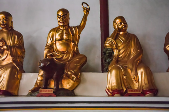 安慶市迎江寺大雄寶殿十八羅漢
