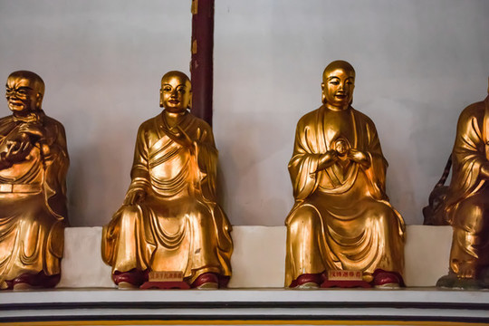 安慶市迎江寺大雄寶殿十八羅漢