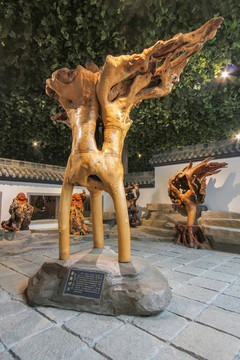 五千年文博園根雕