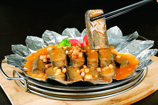 自磨黑豆腐