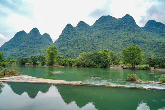 桂林陽朔山水風(fēng)光大自然