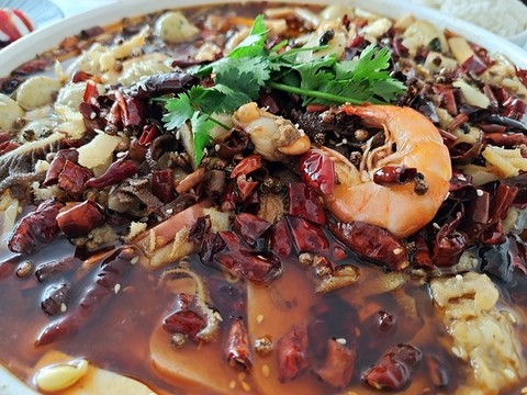 香辣毛血旺