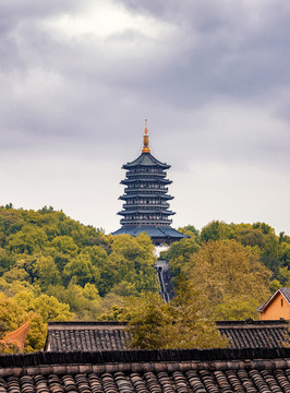 杭州雷峰塔建筑景點(diǎn)