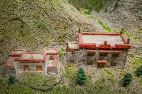 西藏建筑帕崩喀宮藏族建筑