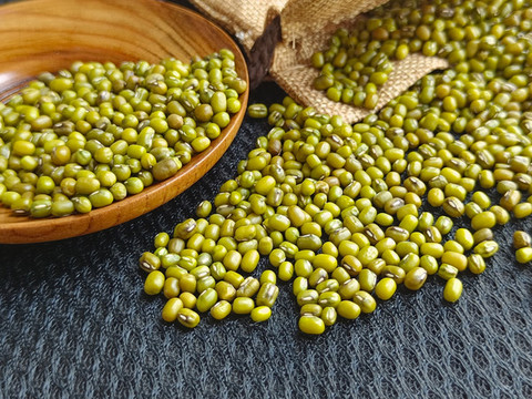 成熟綠豆素材