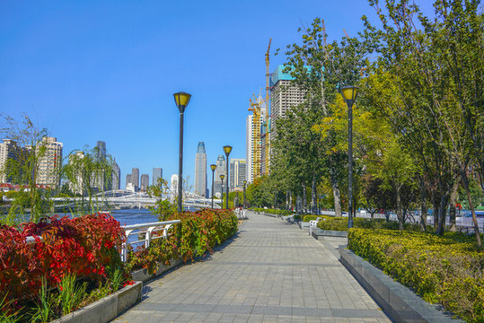 天津海河步道