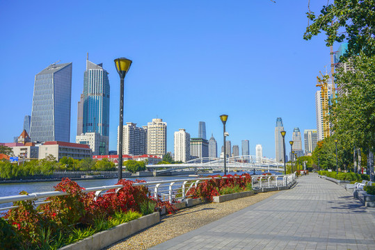 天津海河步道