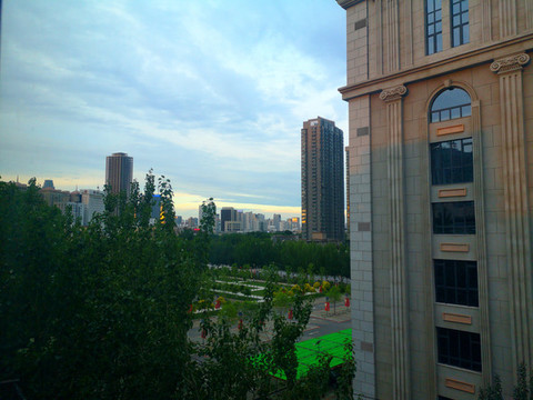 清晨的城市