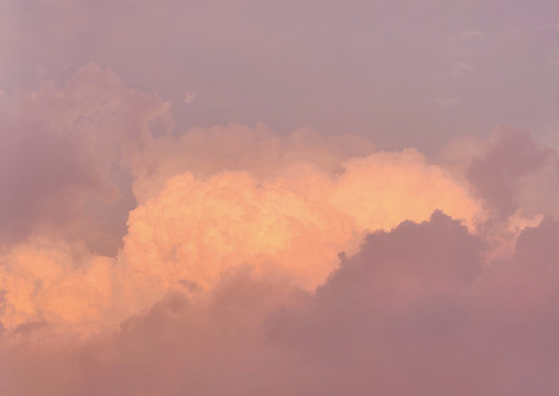 唯美天空夕陽云朵