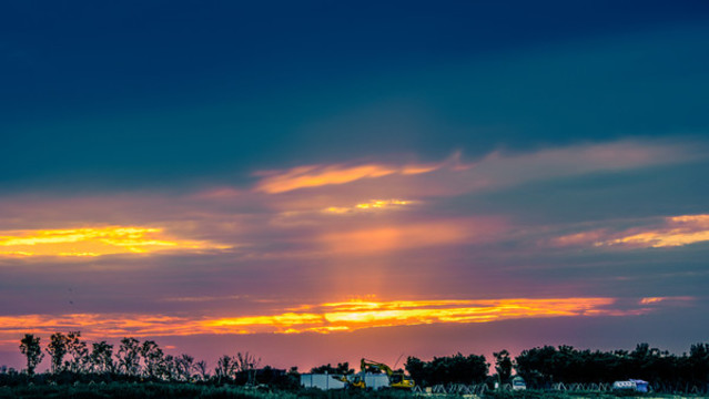 夕陽美