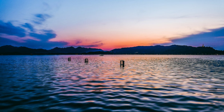 西湖夕陽