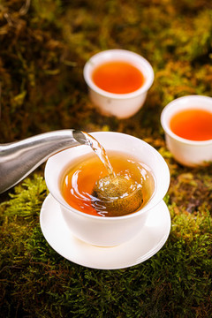 小青柑茶湯