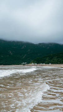 沙灘海浪
